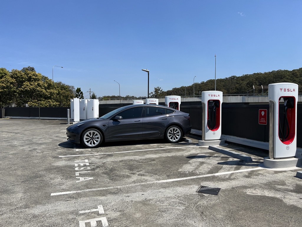 Tesla Tuggerah charger